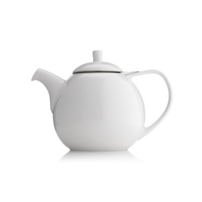 White Curve Teapot